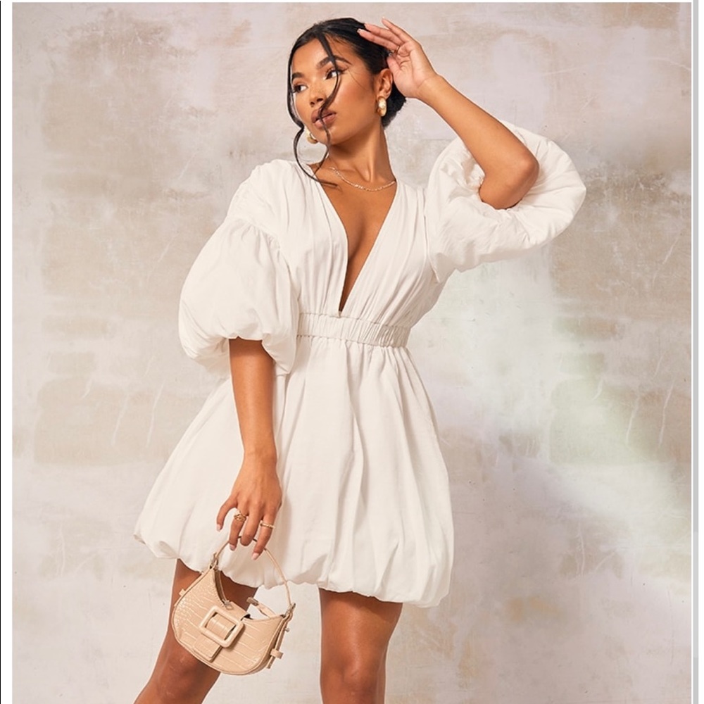 PLT Puff Sleeve Shift Dress